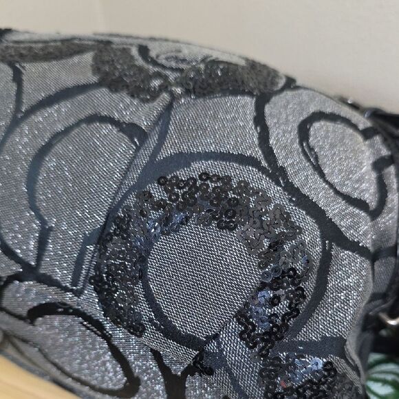 Coach Madison Sophia Op Art Sequin Satchel - Picture 11 of 16